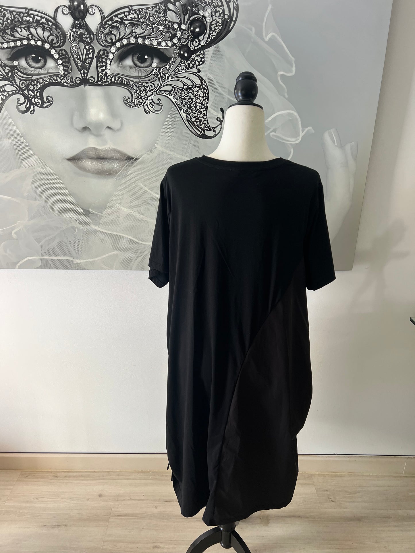 Black Dress with Trendy Design