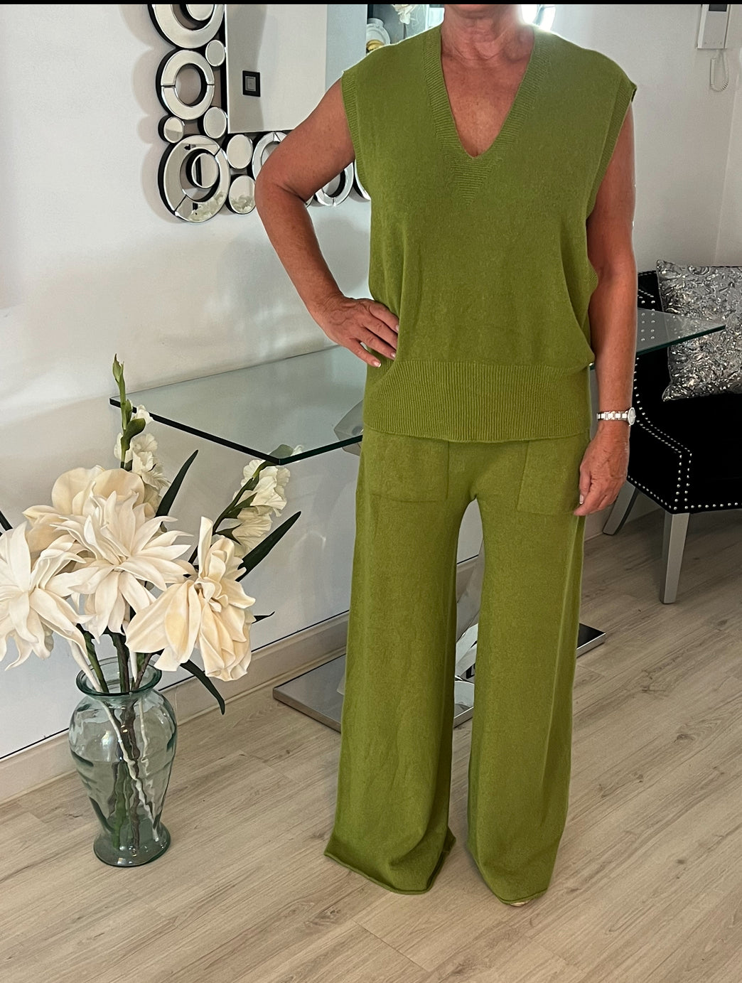 Green Lounge Suit