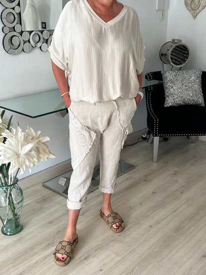 Linen Hareem Pants