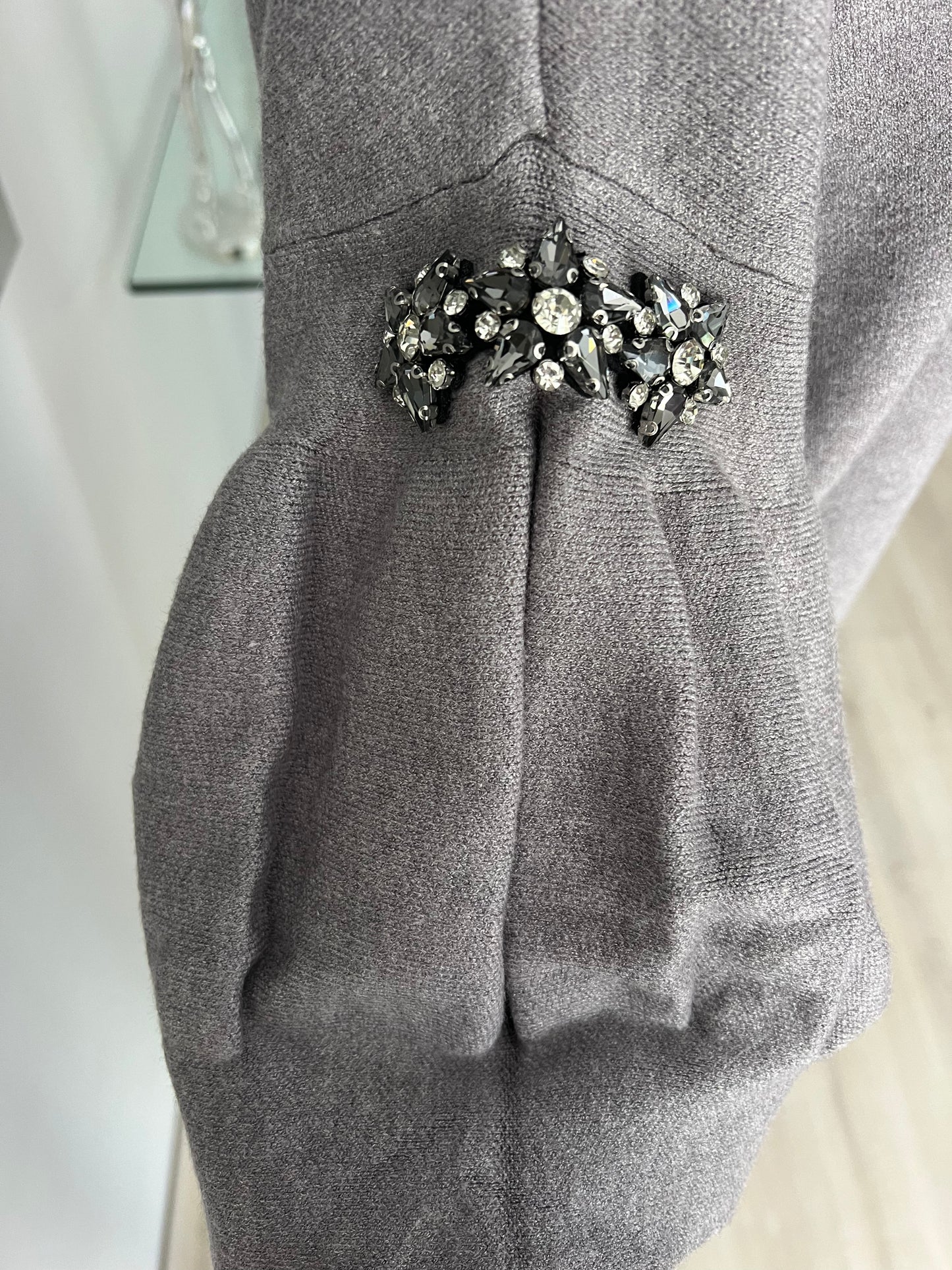 Soft Wool Diamanté Jumper