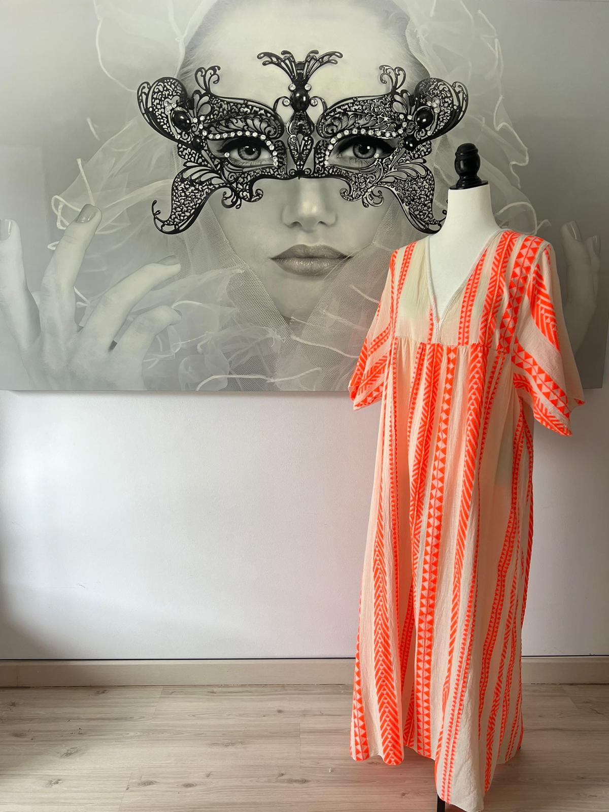 Aztec Kaftan Dress